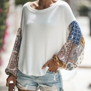 Cute Artsy Casual Blouse